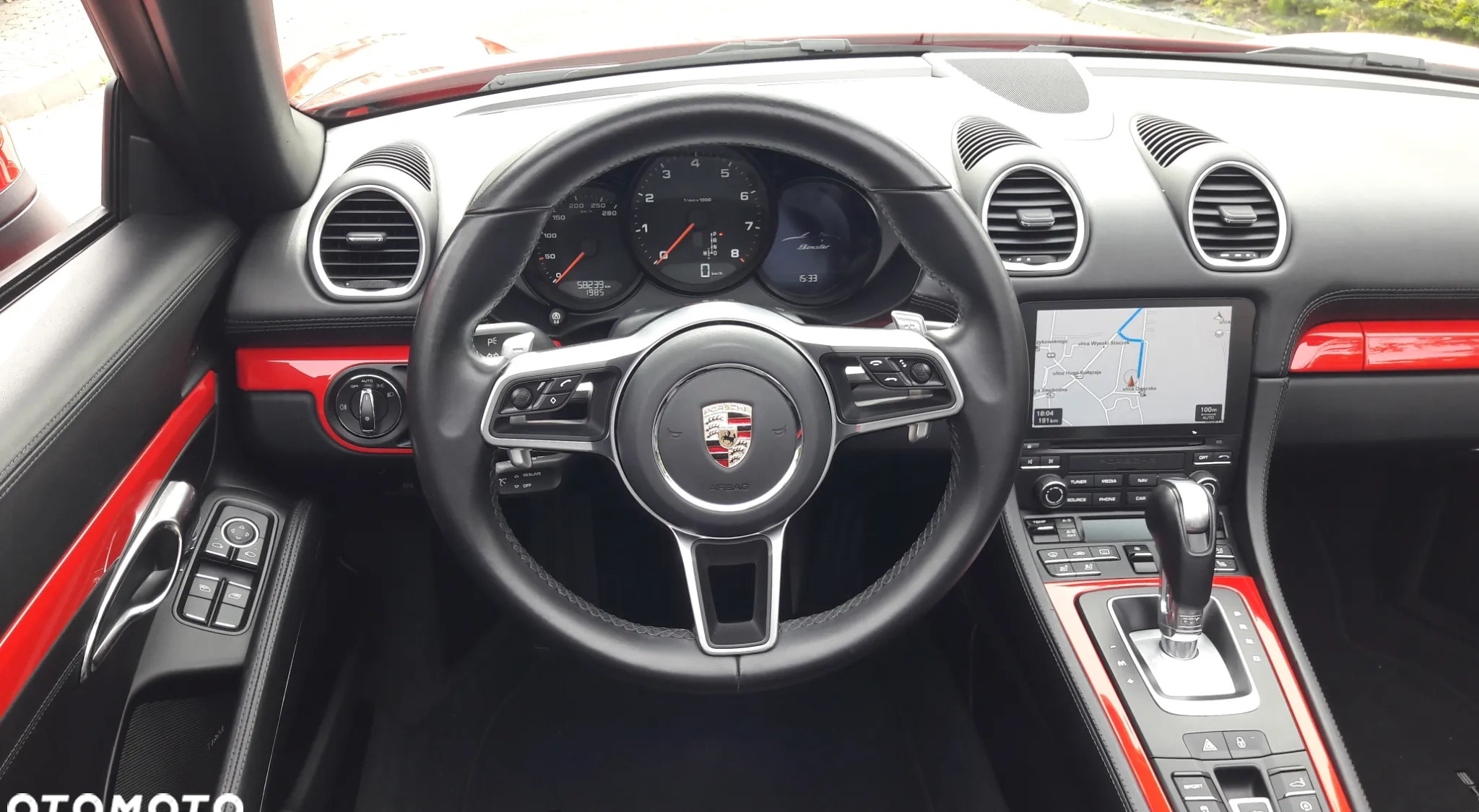 Porsche 718 Boxster cena 265000 przebieg: 58000, rok produkcji 2017 z Warszawa małe 529